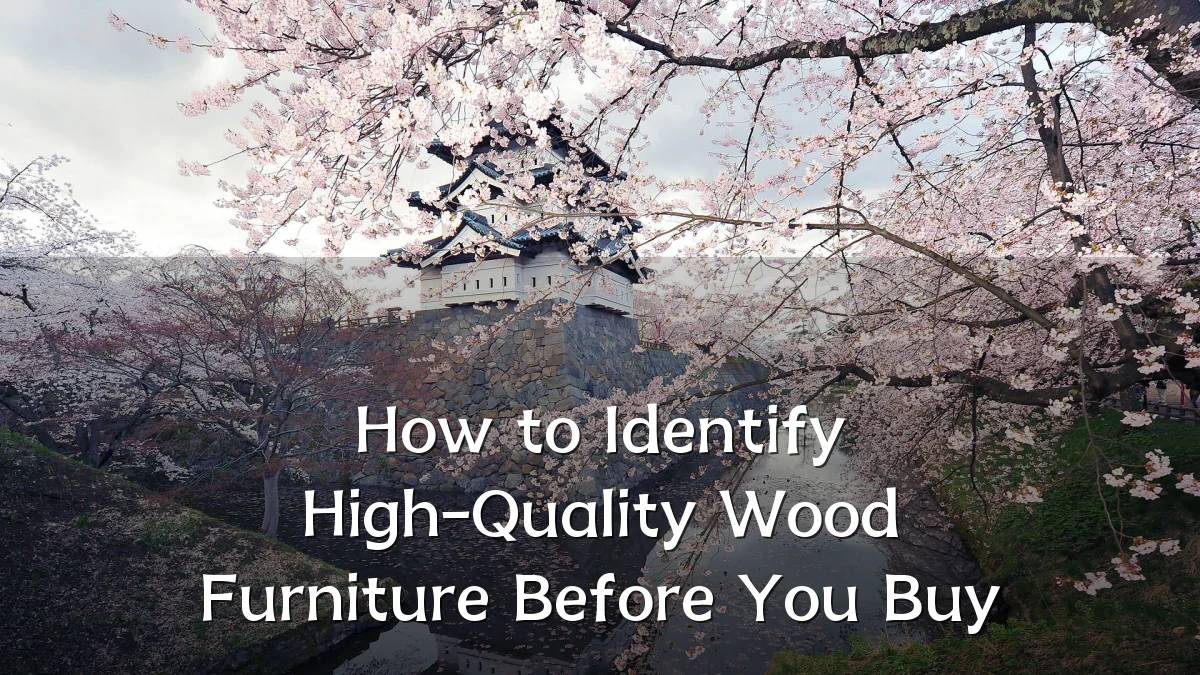 How to Identify High-Quality Wood Furniture Before You Buy