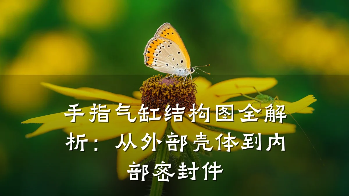 手指气缸结构图全解析：从外部壳体到内部密封件