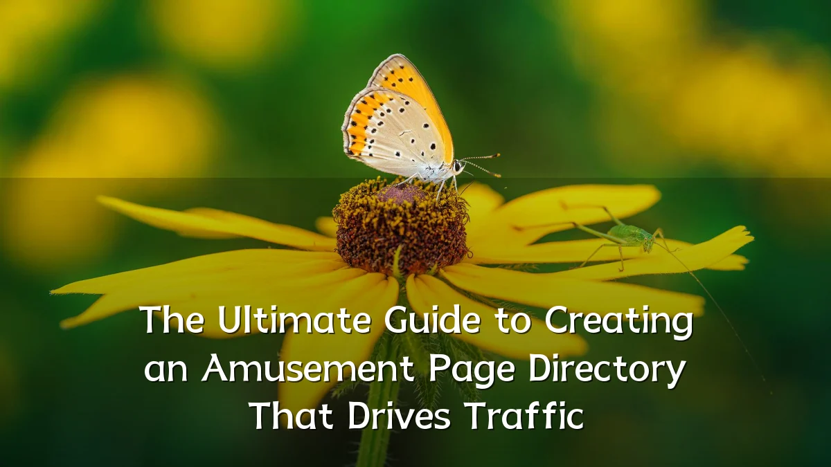The Ultimate Guide to Creating an Amusement Page Directory That Drives Traffic