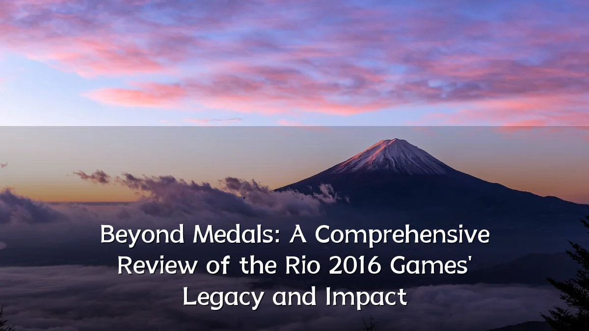 Beyond Medals: A Comprehensive Review of the Rio 2016 Games' Legacy and Impact