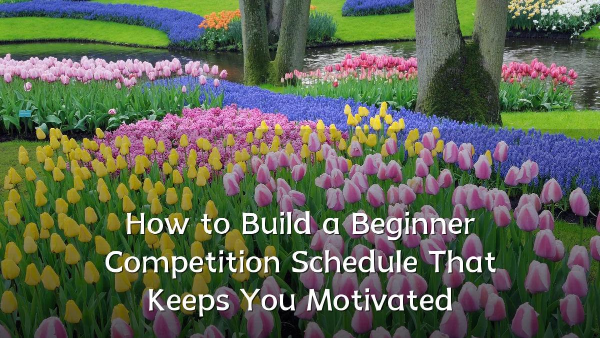 How to Build a Beginner Competition Schedule That Keeps You Motivated