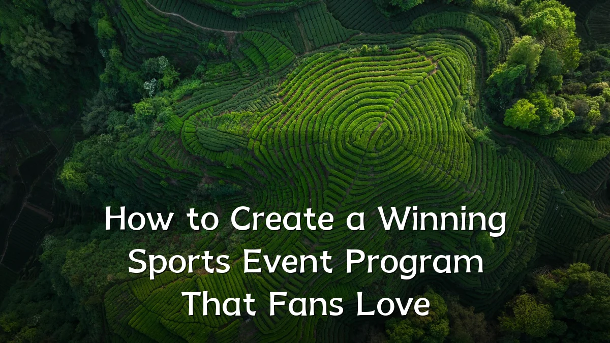 How to Create a Winning Sports Event Program That Fans Love