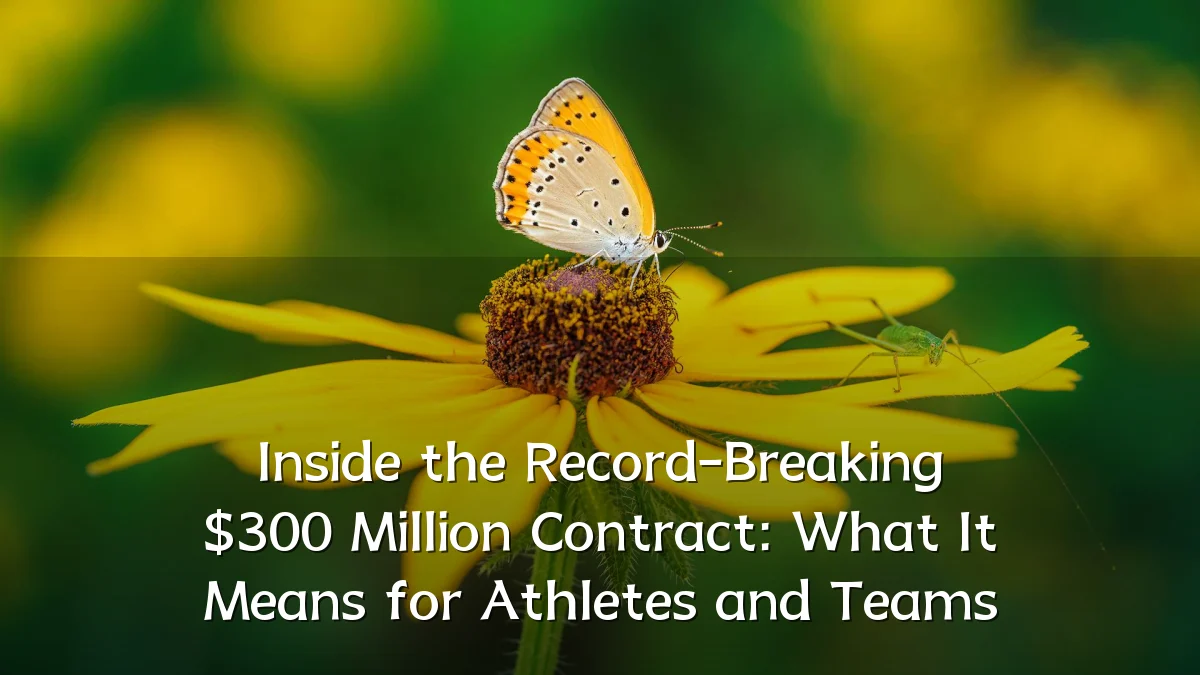 Inside the Record-Breaking $300 Million Contract: What It Means for Athletes and Teams