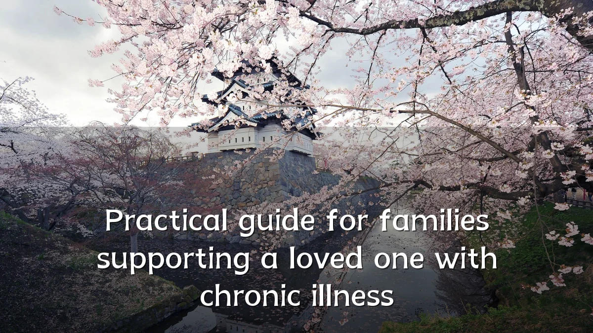 Practical guide for families supporting a loved one with chronic illness
