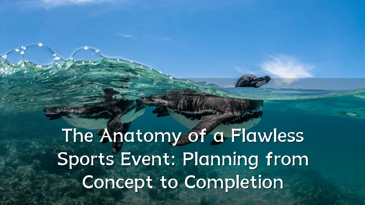 The Anatomy of a Flawless Sports Event: Planning from Concept to Completion