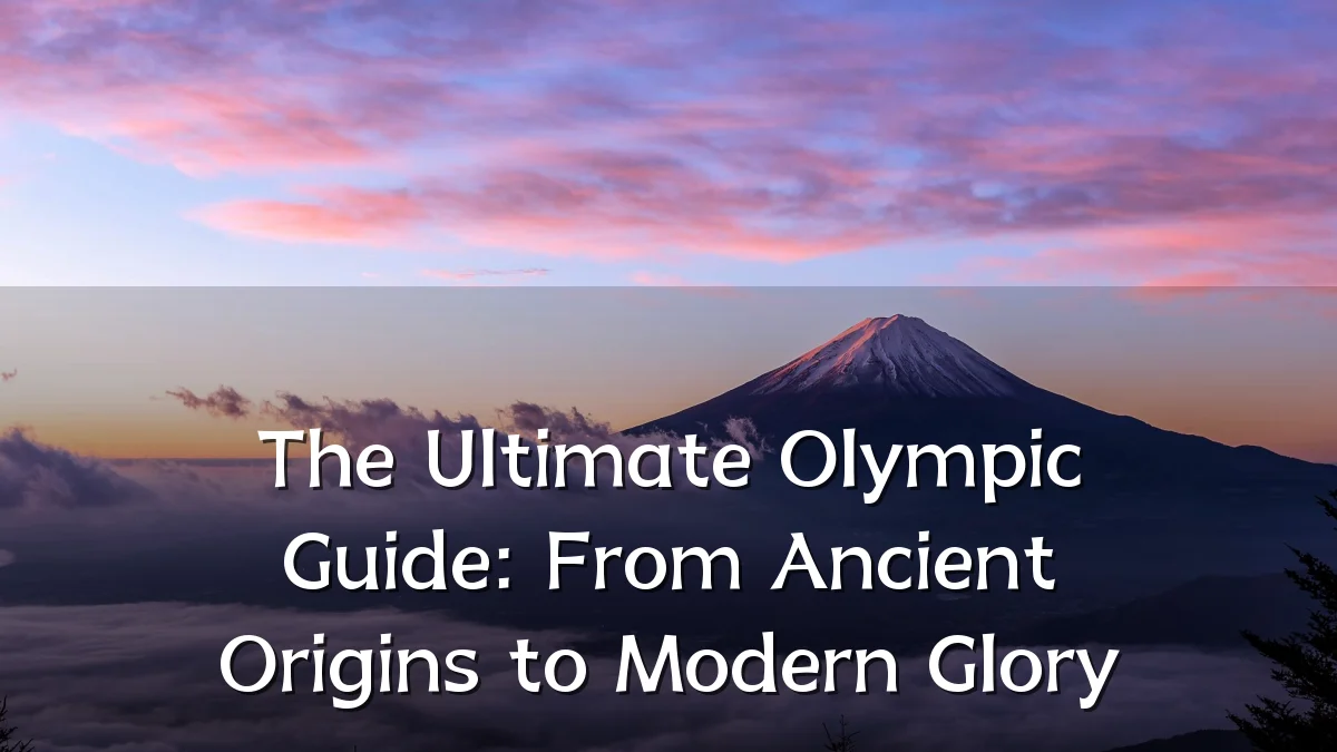 The Ultimate Olympic Guide: From Ancient Origins to Modern Glory