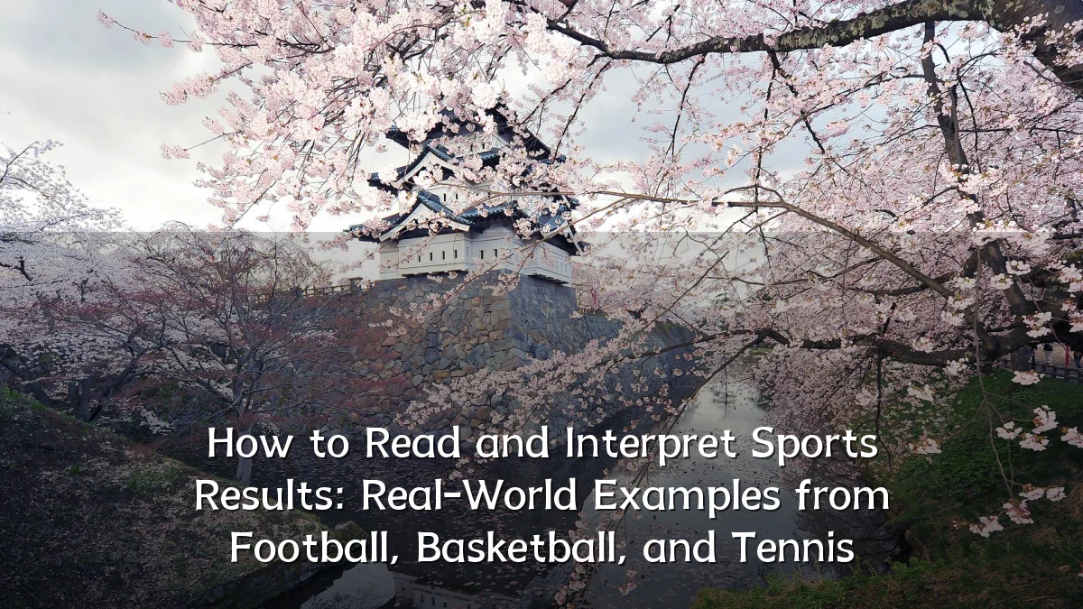How to Read and Interpret Sports Results: Real-World Examples from Football, Basketball, and Tennis